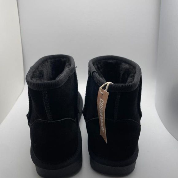 CUSHIONAIRE Women's Cozy pull on boot BLACK 6.5W - Picture 4 of 6